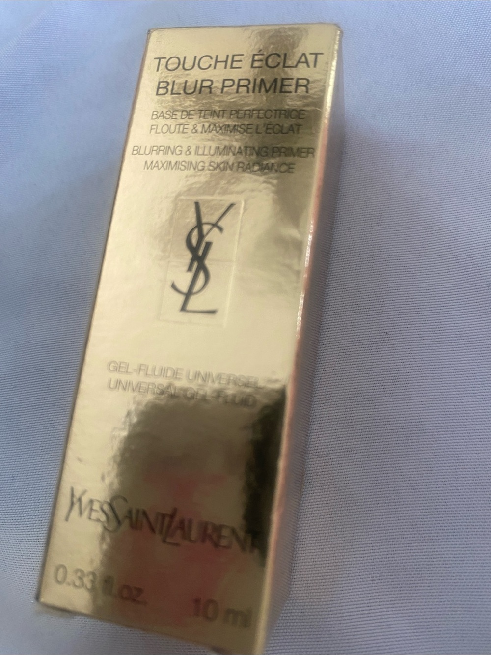 Yves Saint Laurent Radiant Blur Face Primer - Gold Mirror Packaging
